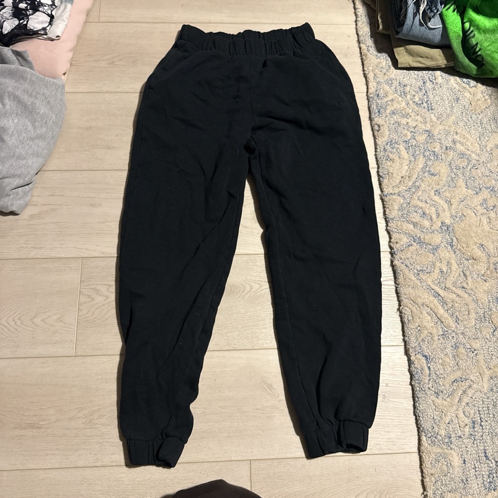 Black Jogger Pants Hollister